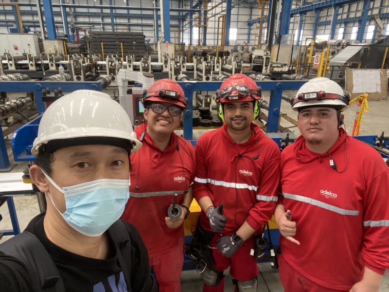 沧州天游ty8冷弯成型设备彩钢脊瓦机顺利抵达厄瓜多尔推动当地产业革新