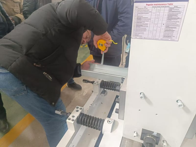 出口沙特地区的型钢机设备，天游ty8冷弯工程师展实力以专业攻克小边与腰高难题